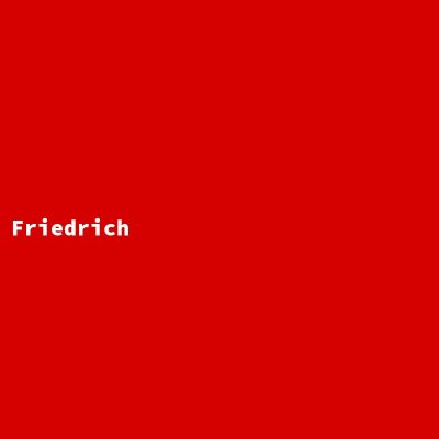 Hersteller: Friedrich