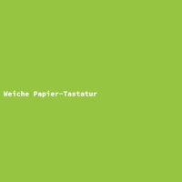 Weiche Papier-Tastatur