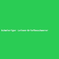 Schmieriger Leinen-Briefbeschwerer