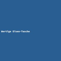 Wertige Eisen-Tasche