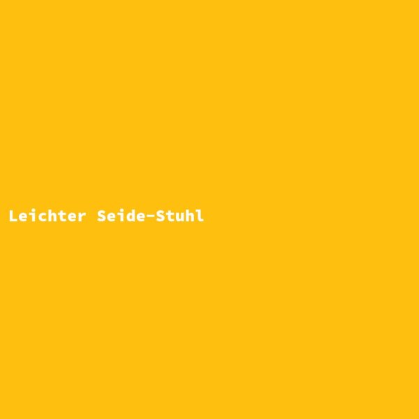 Leichter Seide-Stuhl