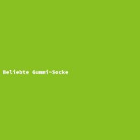 Beliebte Gummi-Socke
