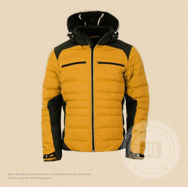 Herren-Skijacke Gelb XL