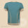 Fußballtrikot mit eigenem Logo Blau M Damen