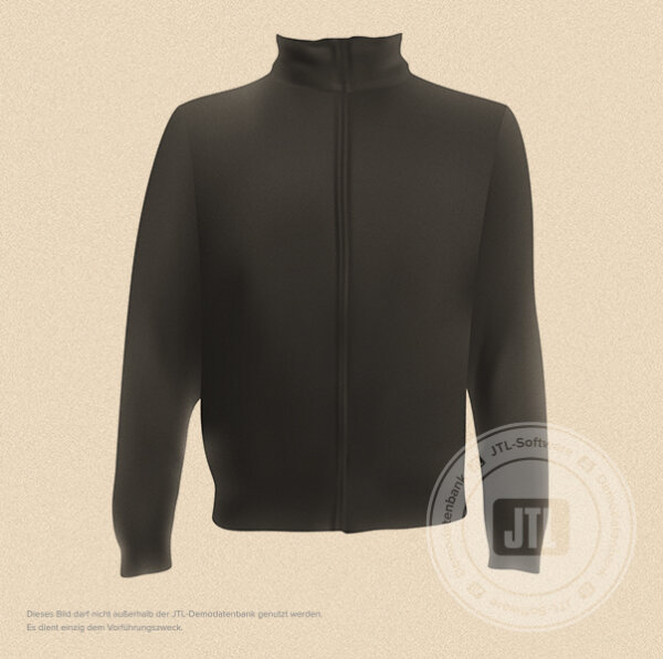Herren-Trainingsjacke, Schwarz S