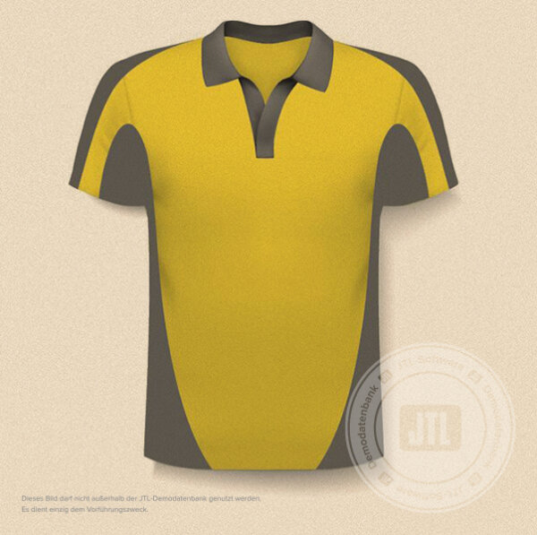Fußballtrikot Gelb Seitenstreifen