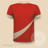 Fußballtrikot mit eigenem Logo Rot M Herren