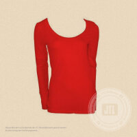 Damen-Langarmshirt, Rot L