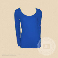 Damen-Langarmshirt, Blau S