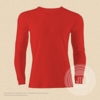 Herren-Langarmshirt, Rot XL