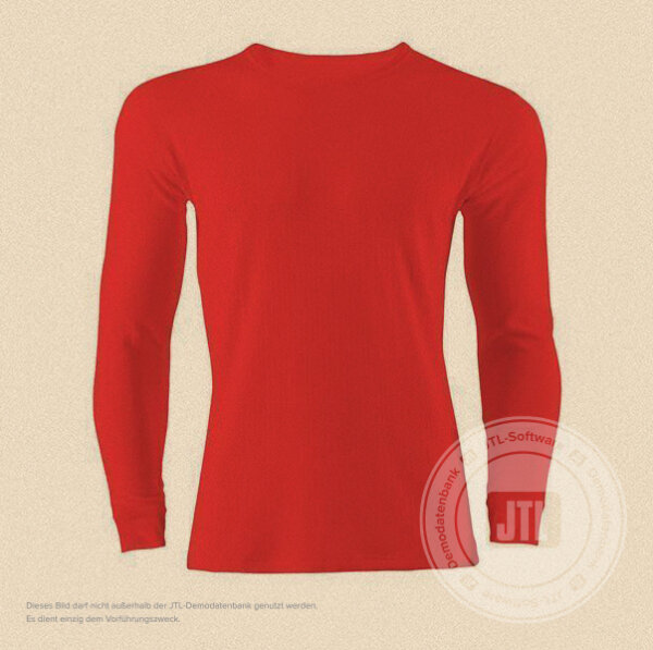 Herren-Langarmshirt, Rot S