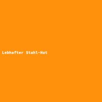 Lebhafter Stahl-Hut