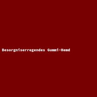 Besorgniserregendes Gummi-Hemd