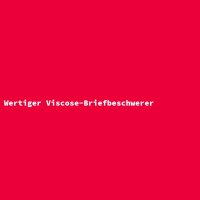 Wertiger Viscose-Briefbeschwerer
