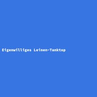 Eigenwilliges Leinen-Tanktop