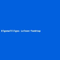 Eigenwilliges Leinen-Tanktop